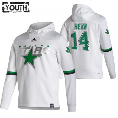 Kinder Eishockey Dallas Stars Jamie Benn 14 2020-21 Reverse Retro Pullover Hooded Sweatshirt